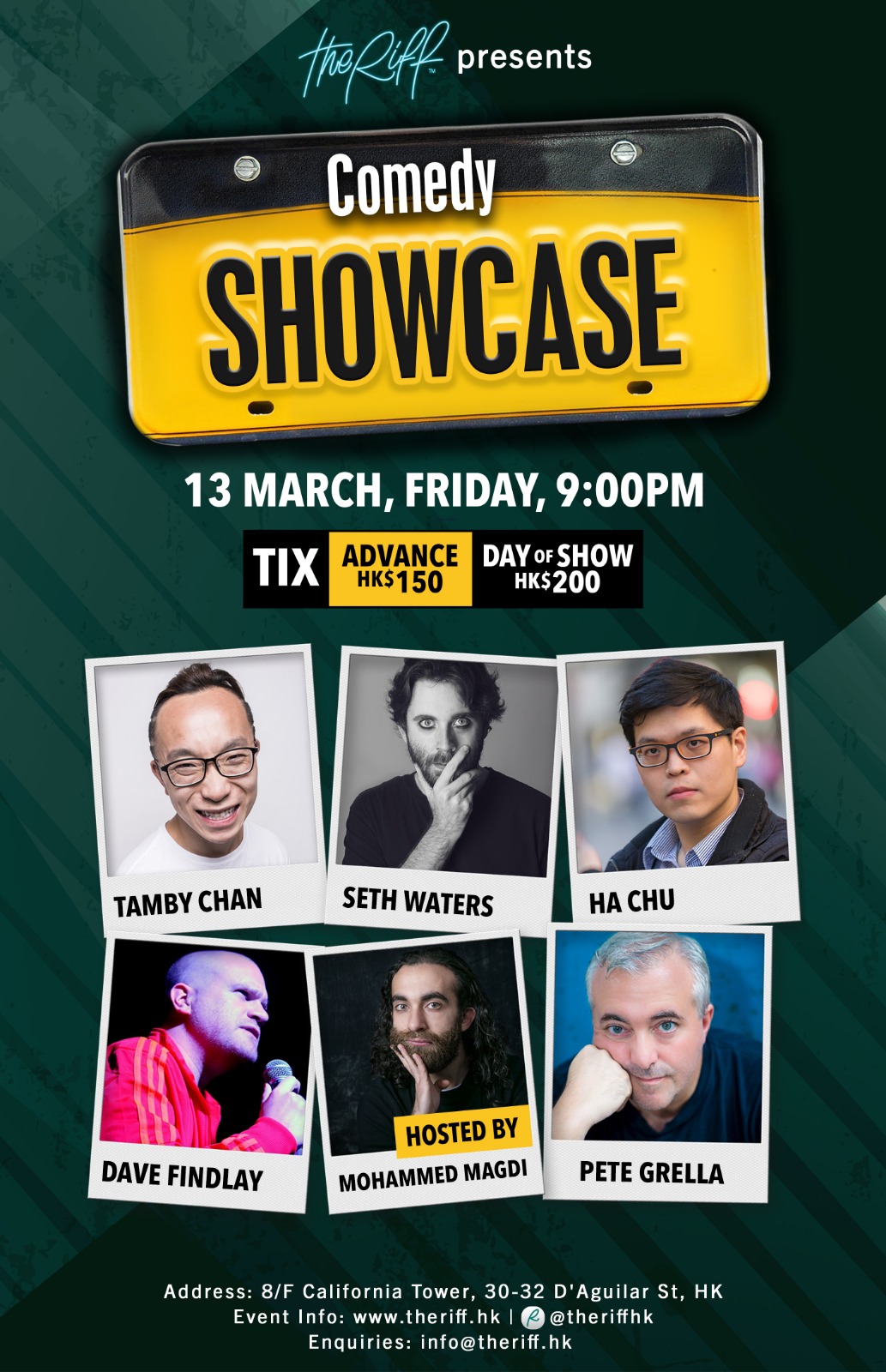 the riff presents comedy showcase (mar 13)